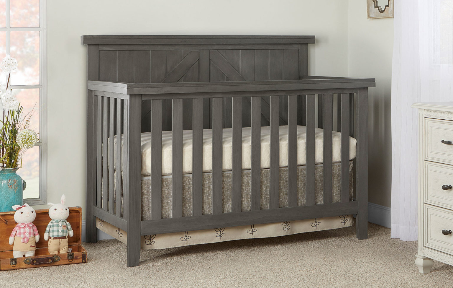 Olive Convertible Crib Slumber Baby